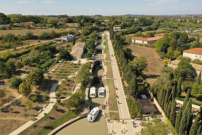 Canal du Midi bei Béziers