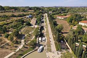 Kanal bei Portiragnes Plage