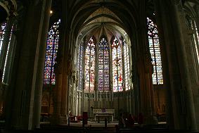 Carcassonne Kirchenfenster