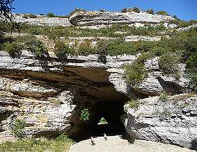 Naturtunnel in Frankreich