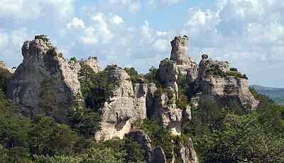 Felsen in Frankreich